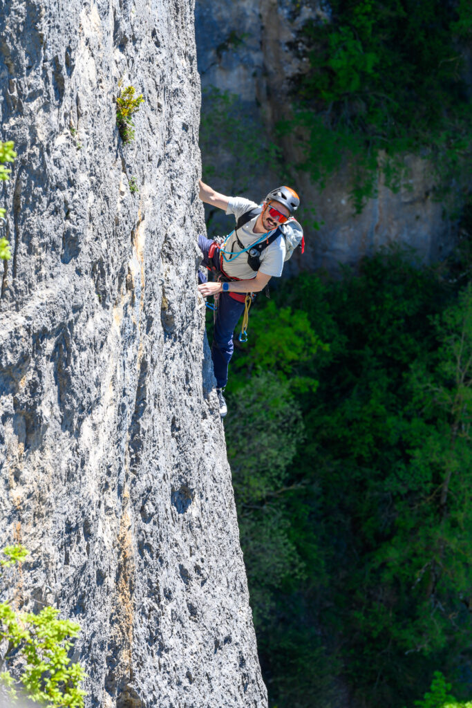 Stage escalade grande voie