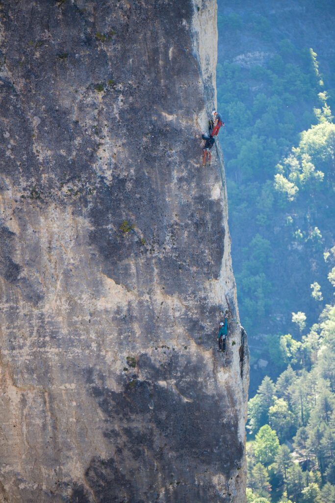 Stage escalade grande voie