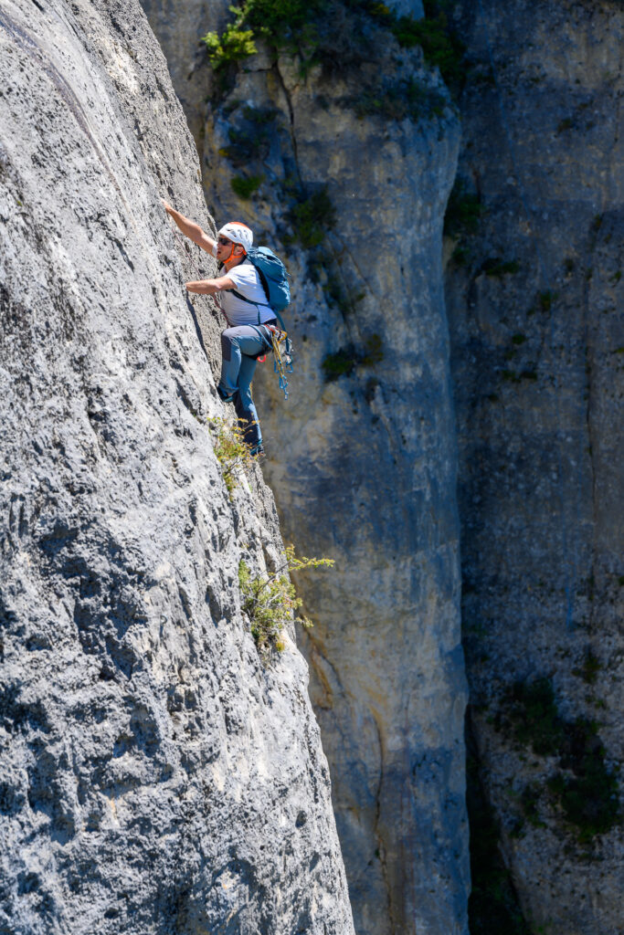 Stage escalade grande voie